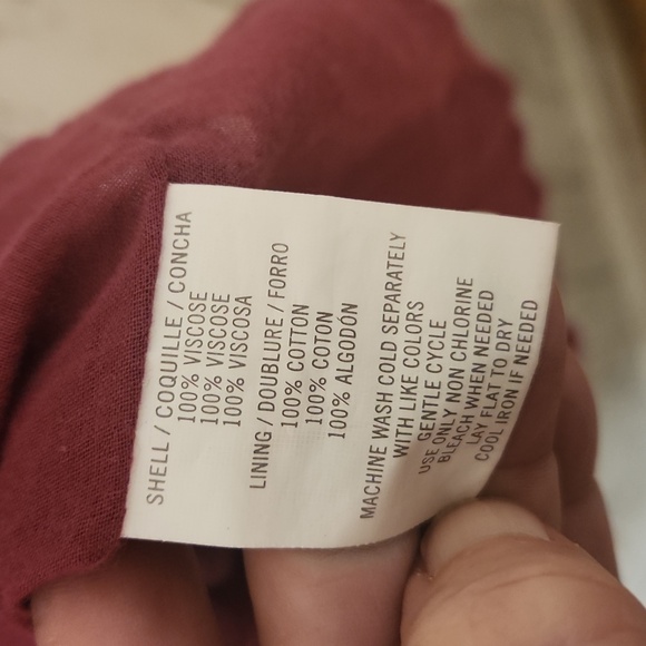 🎅O'Neill Burgundy Patterned Women's Lined Tunic Large - Picture 3 of 8